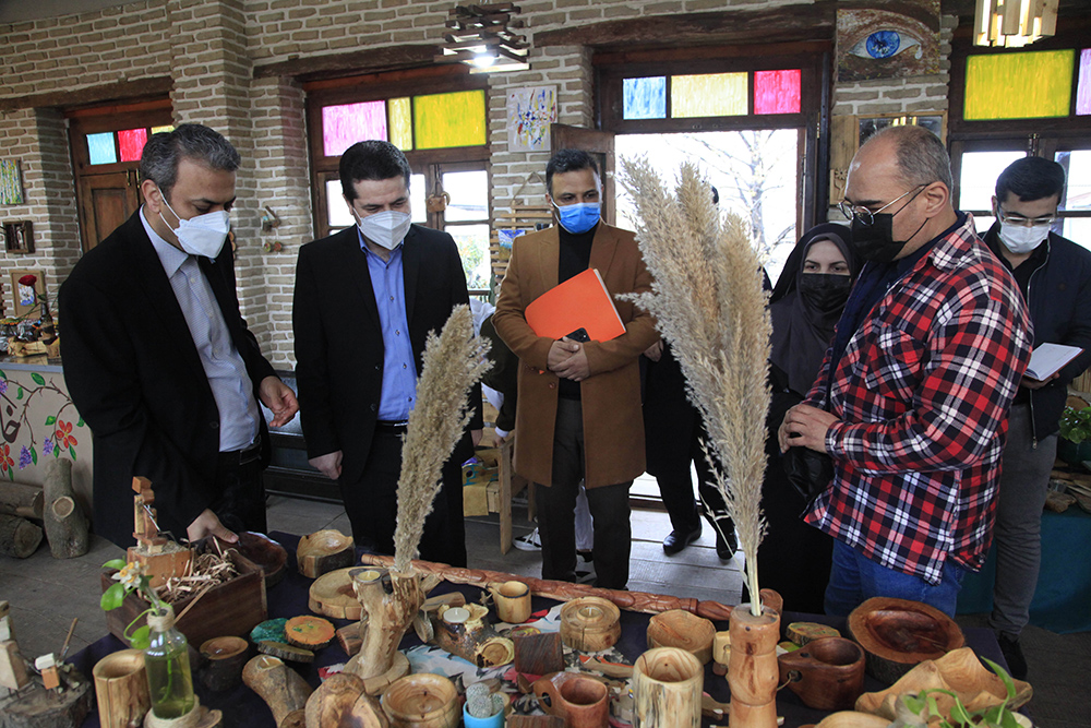 افتتاح خانه صنایع‌دستی خراطی چوب گرگان